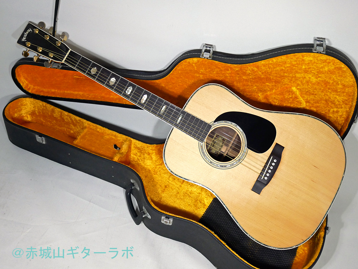 Headway ヘッドウェイHD-207 アコースティックギター ハードケース付 前期HEADWAY HD-207 1982年頃製 D-41タイプ ハードケース付 美品