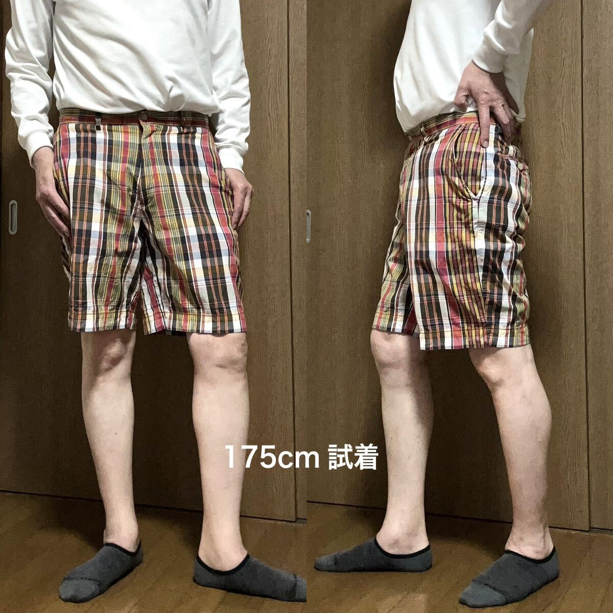 W82cm ポロbyラルフローレン 古着ショートパンツ マドラス W82cm ポロbyラルフローレン 古着ショートパンツ マドラス
