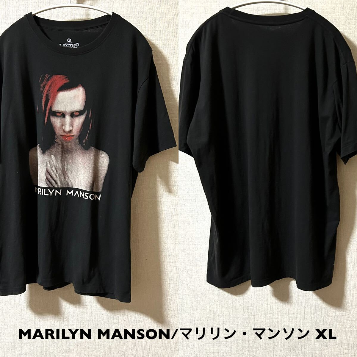 XLサイズ MARILYN MANSON/マリリン・マンソン 古着半袖Tシャツ XLサイズ MARILYN MANSON/マリリン・マンソン 古着半袖Tシャツ