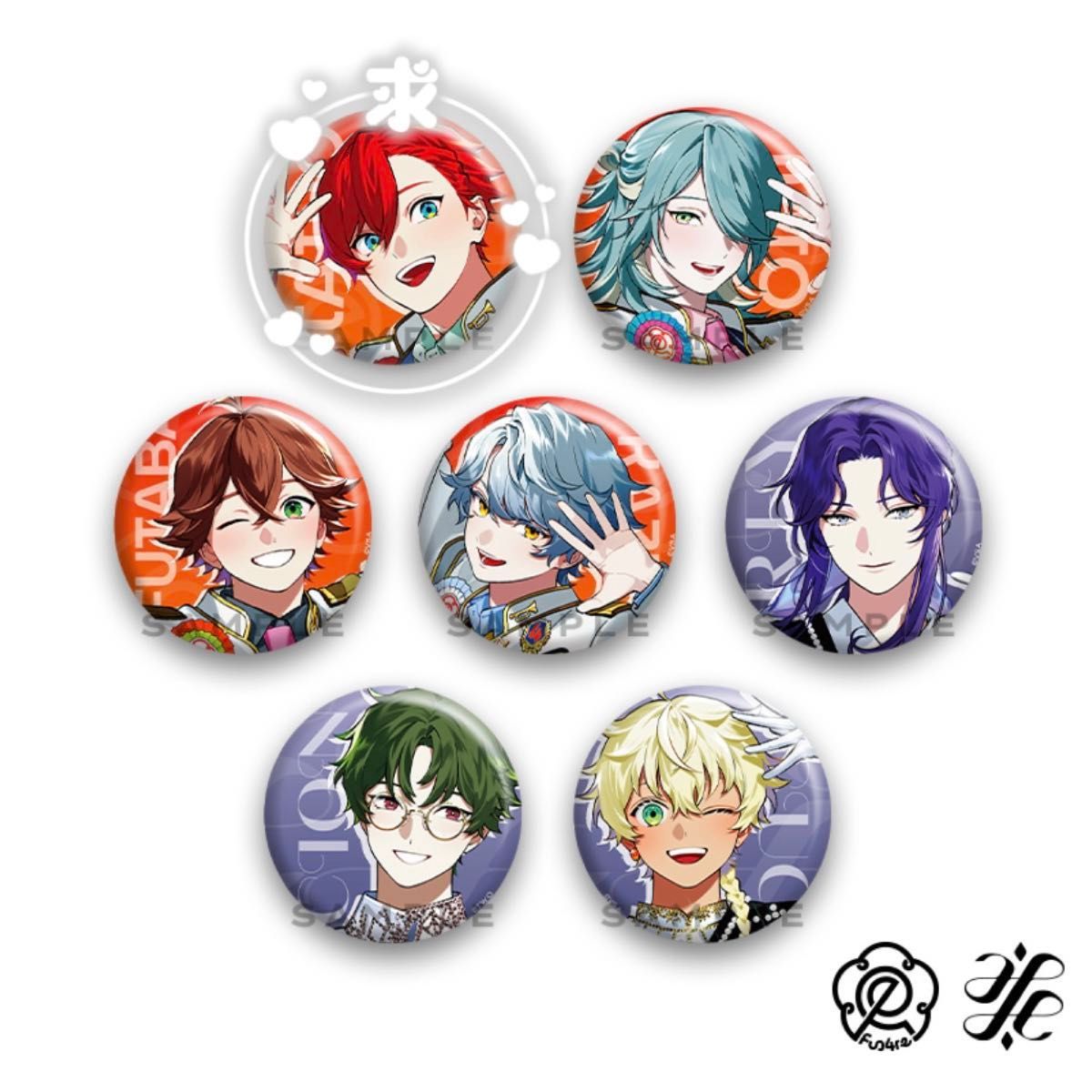ビバレン VS AMBIVALENZ debut缶バッジ fun4re illuvista みお ビバレン VS AMBIVALENZ debut缶バッジ fun4re illuvista みお