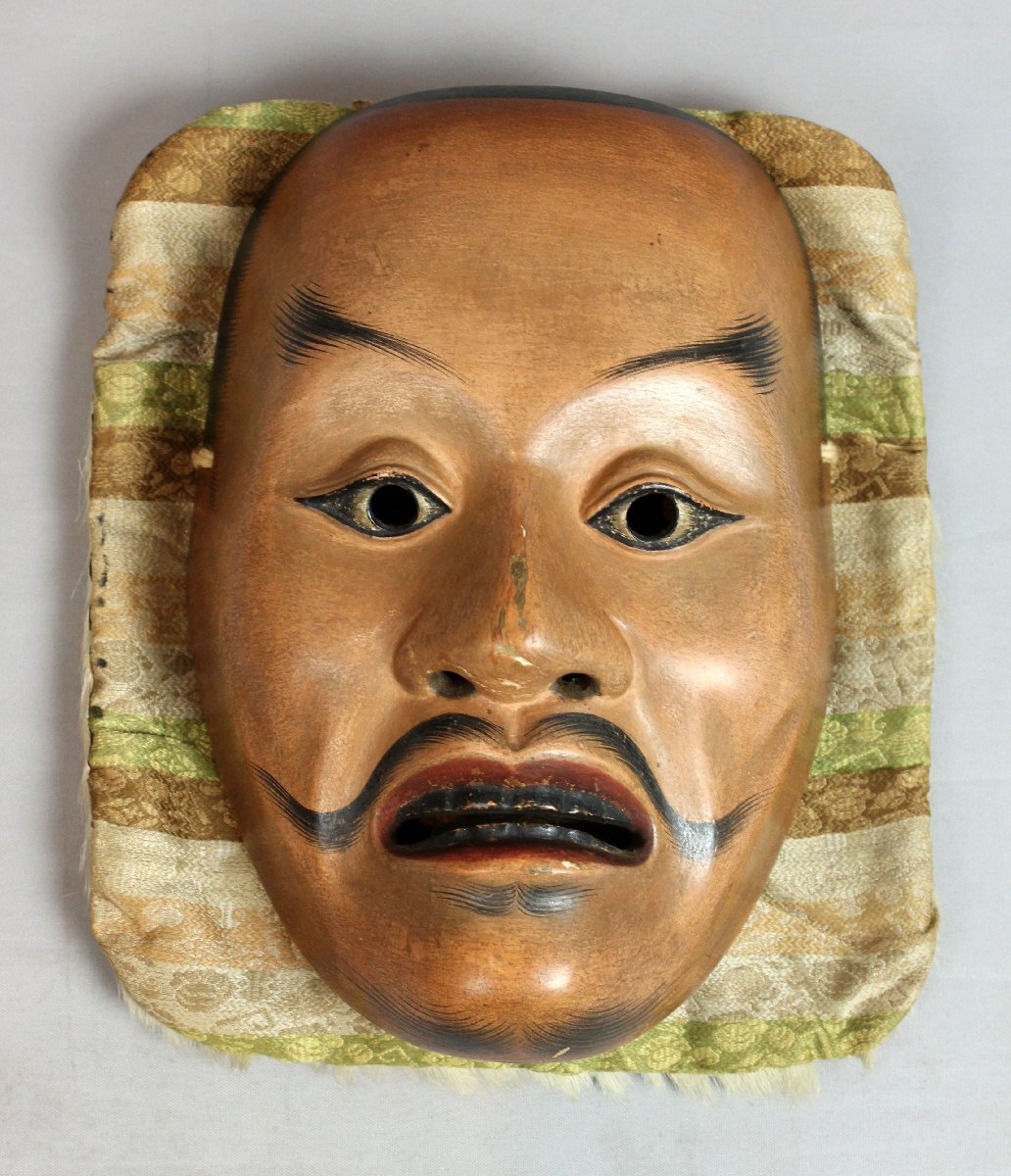 能面 木彫り 小面 アンティーク(能面 木彫り 小面 作者不明 約 能面 木彫り 小面 アンティーク(能面 木彫り 小面 作者不明 約