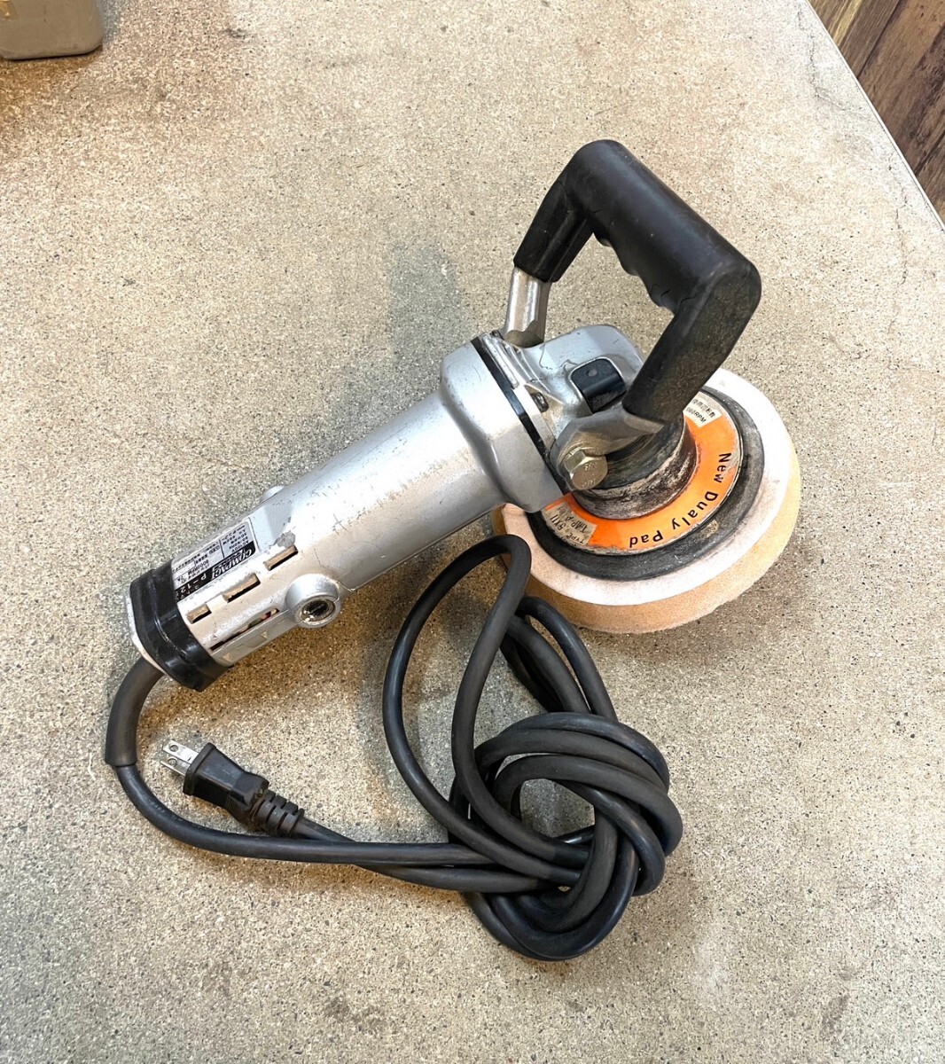 コンパクトツール 電動ポリッシャー P-125D 動作品 電動工具 サンコー 9000RPM