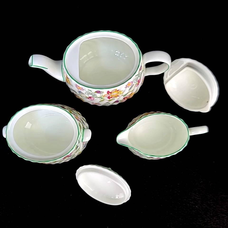 良品 ミントン MINTON ハドンホール グリーン ティーポット 良品 ミントン MINTON ハドンホール グリーン ティーポット