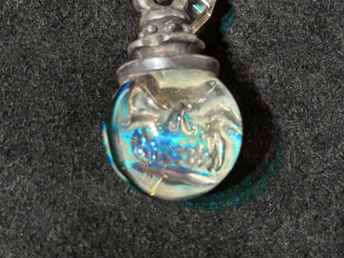 Bibian 比比昂- STARLINGEAR初期Skull Marble Pendant Top w Bibian 比比昂- STARLINGEAR初期Skull Marble Pendant Top w