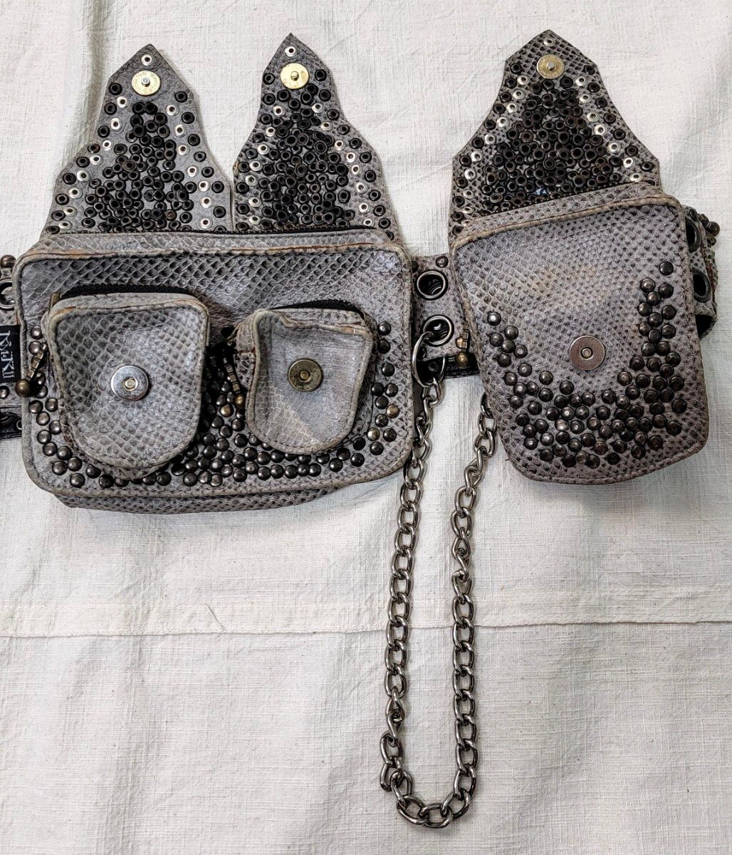 アーカイブ 初期KMRii STUDS WAIST BAG ケムリ スタッズ ボディ アーカイブ 初期KMRii STUDS WAIST BAG ケムリ スタッズ ボディ