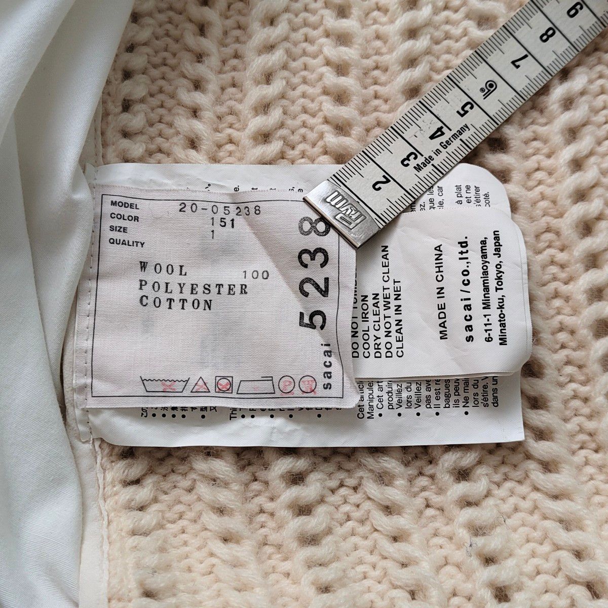sacai サカイ ドッキングニット シャツ|Yahoo!フリマ(旧PayPay sacai サカイ ドッキングニット シャツ|Yahoo!フリマ(旧PayPay
