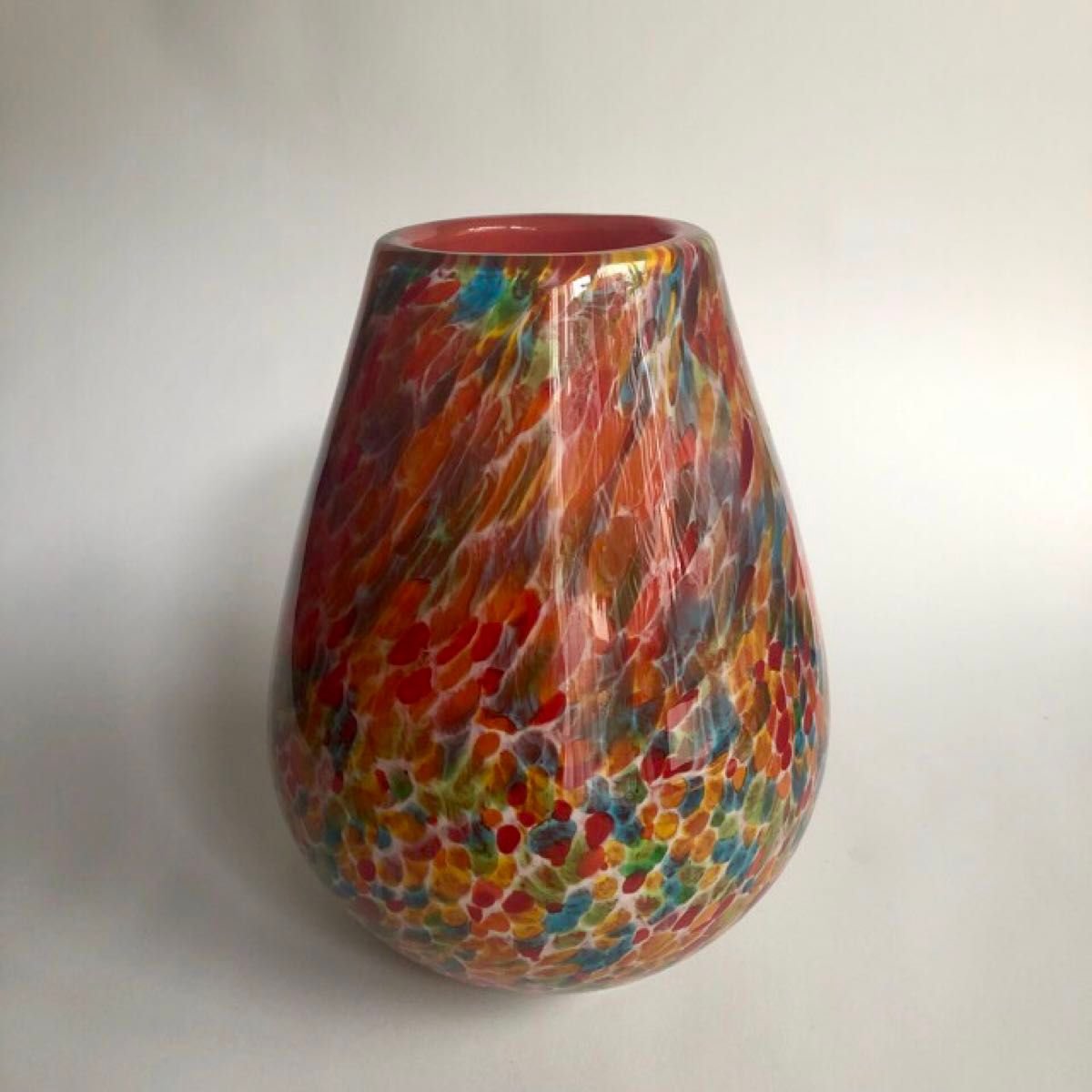 ARTGLASS アートグラス ガラス花瓶 花器 マーブル 昭和レトロ ARTGLASS アートグラス ガラス花瓶 花器 マーブル 昭和レトロ