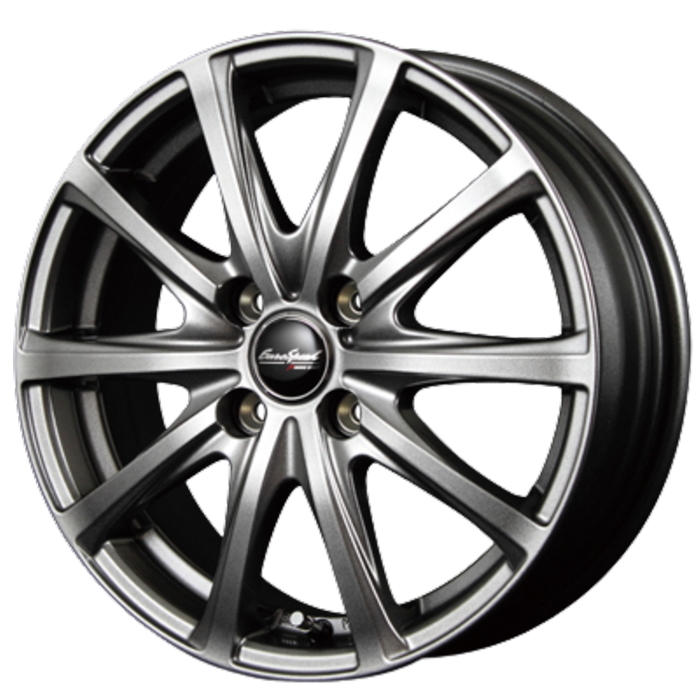 業販 YOKOHAMA BluEarth AE-01F 165/70R14 EuroSpeed V25 メタリックグレー 14インチ 5.5J+45 4H-100 4本