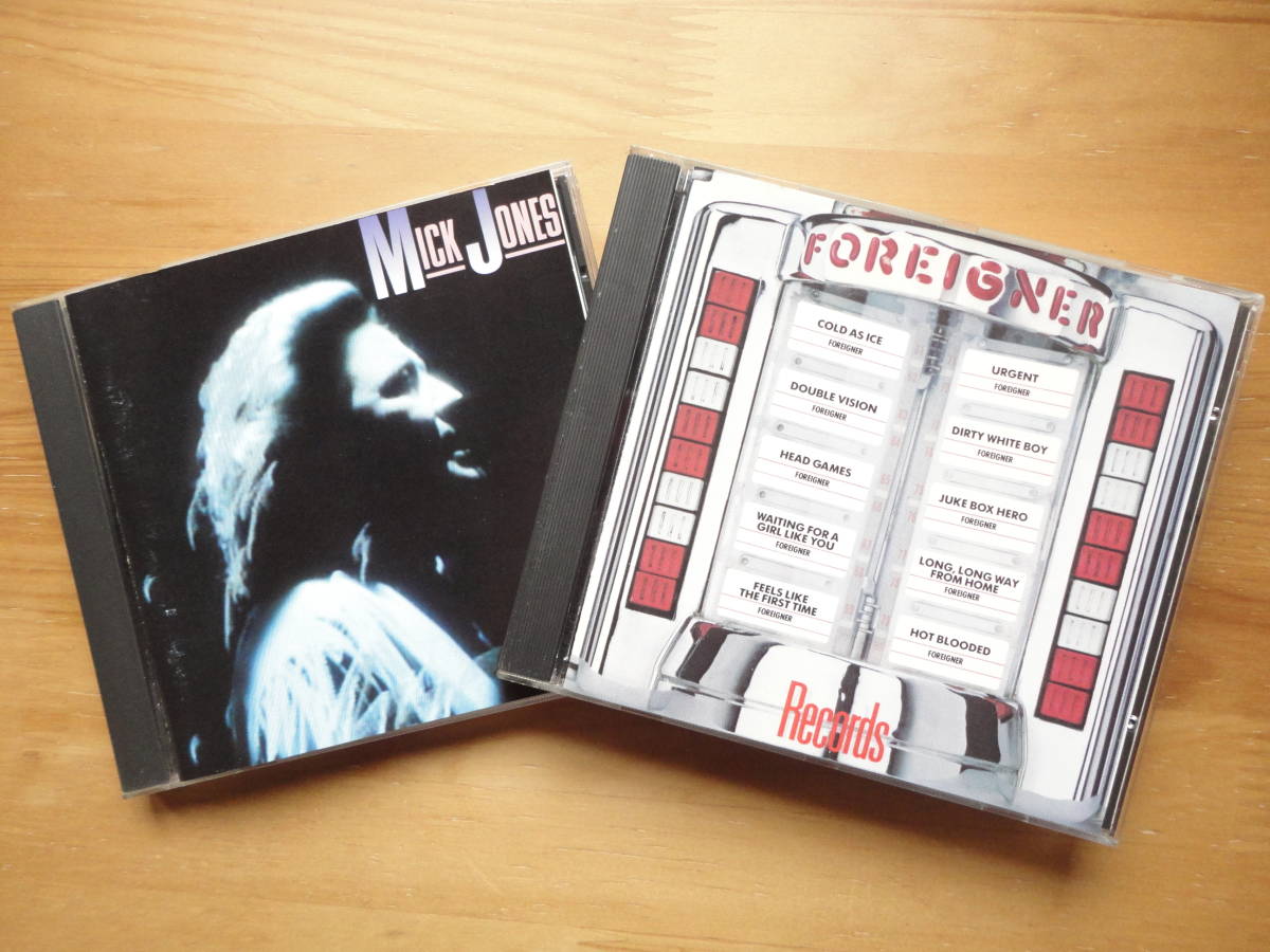 ●CD 新品同様 フォリナー FOREIGNER / RECORDS ベスト・オブ・フォリナー 米盤 ＋ ミック・ジョーンズ MICK JONES 米盤 2点SET 個人所蔵品_画像1