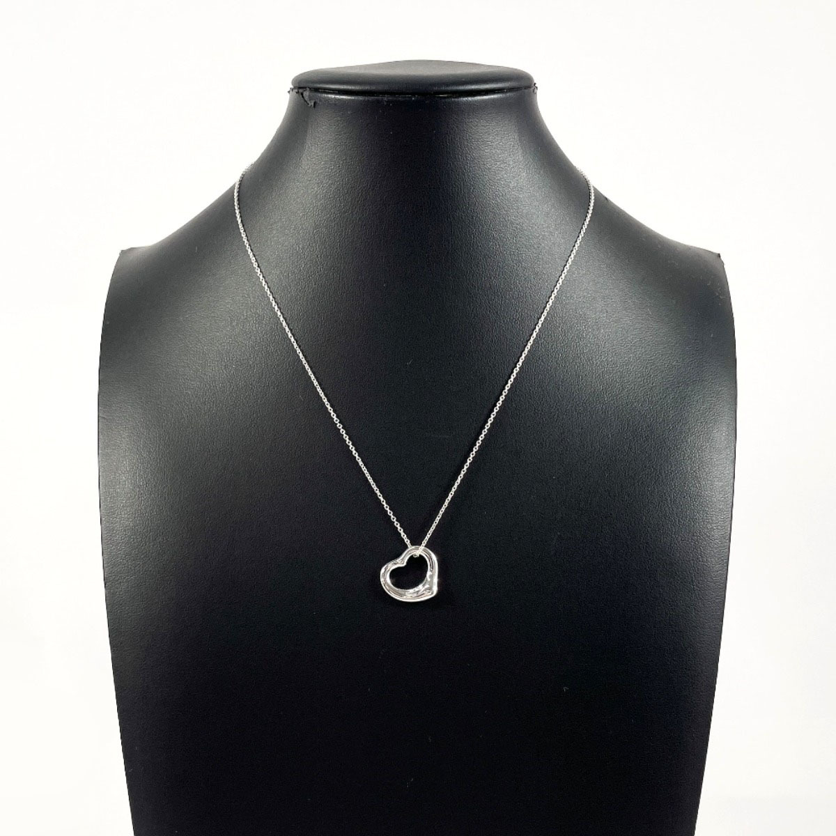  Tiffany TIFFANY&Co. necklace Open Heart L sa Pele ti silver 925 silver accessory new goods has been finished 