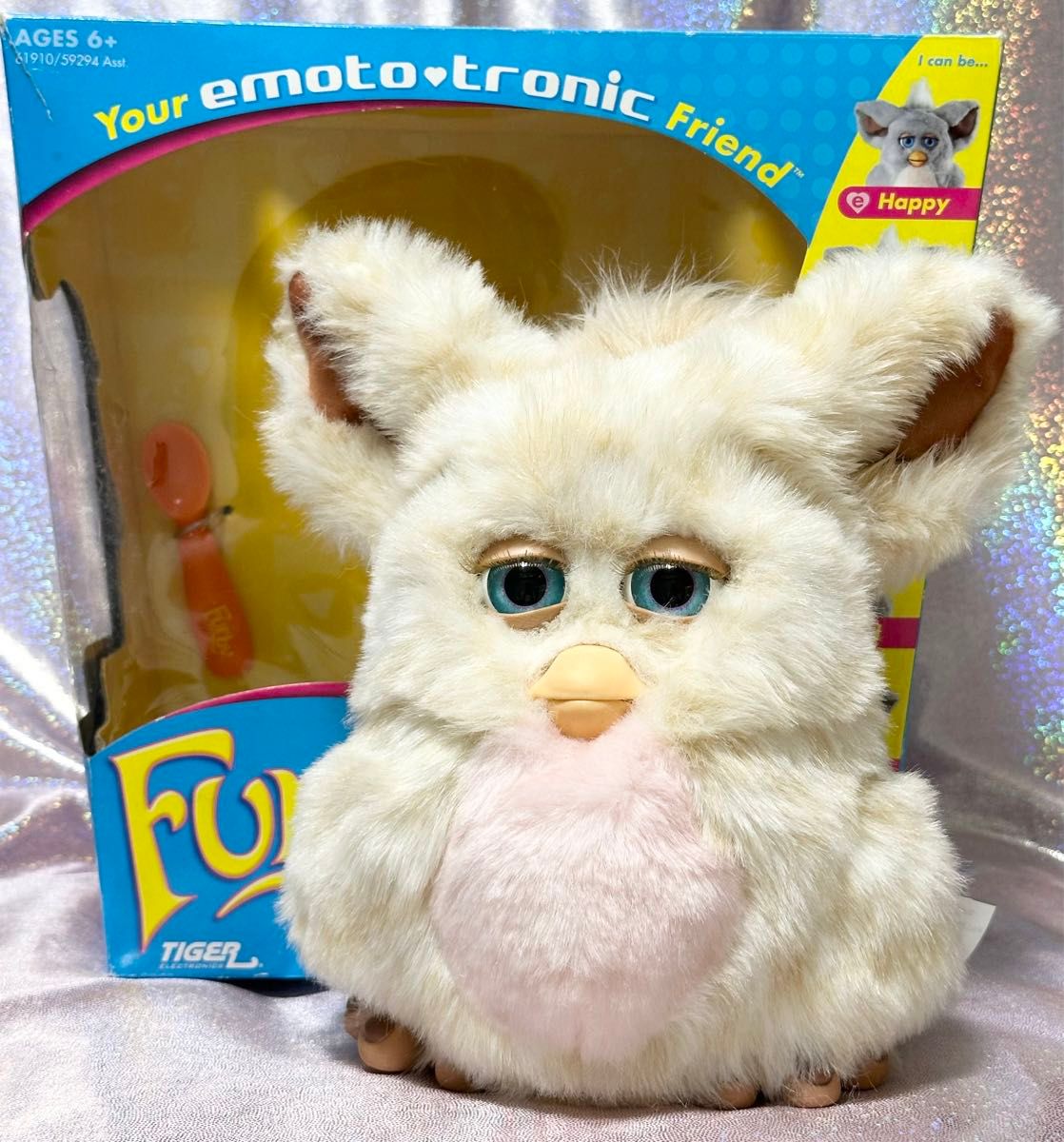 Furby ファービー2 ベージュ ピンクファー 青目 357 Furby ファービー2 ベージュ ピンクファー 青目 357