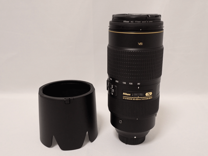 Nikon 80-400mm 望遠レンズ中古品