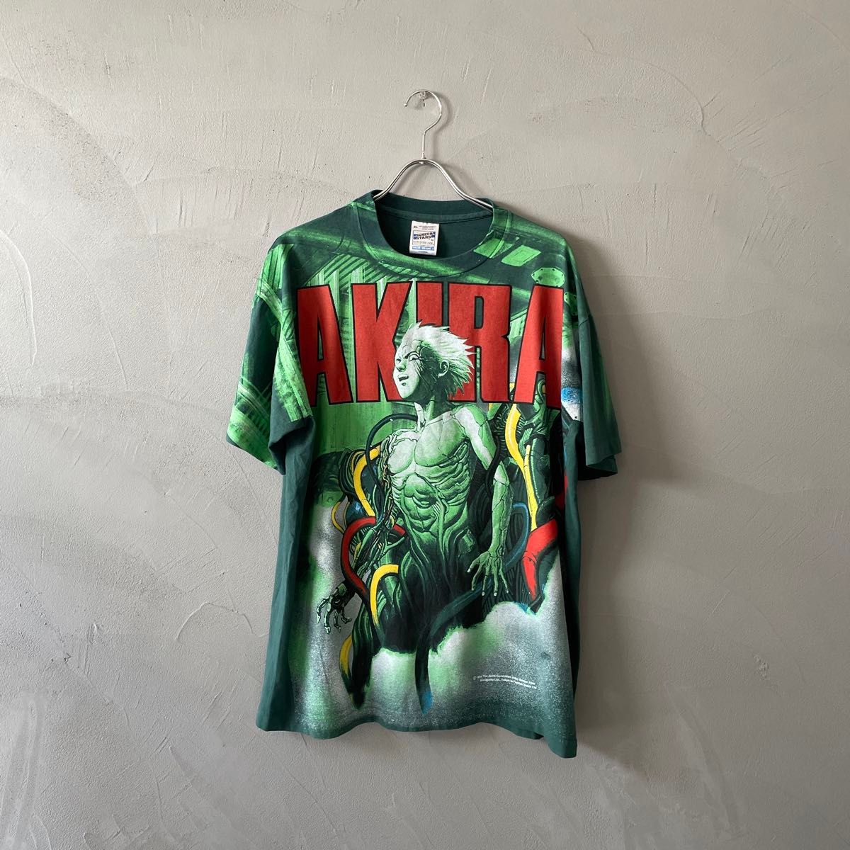 AKIRA 鉄雄 覚醒 フルプリント グリーン XL Tシャツ アキラ AKIRA 鉄雄 覚醒 フルプリント グリーン XL Tシャツ アキラ