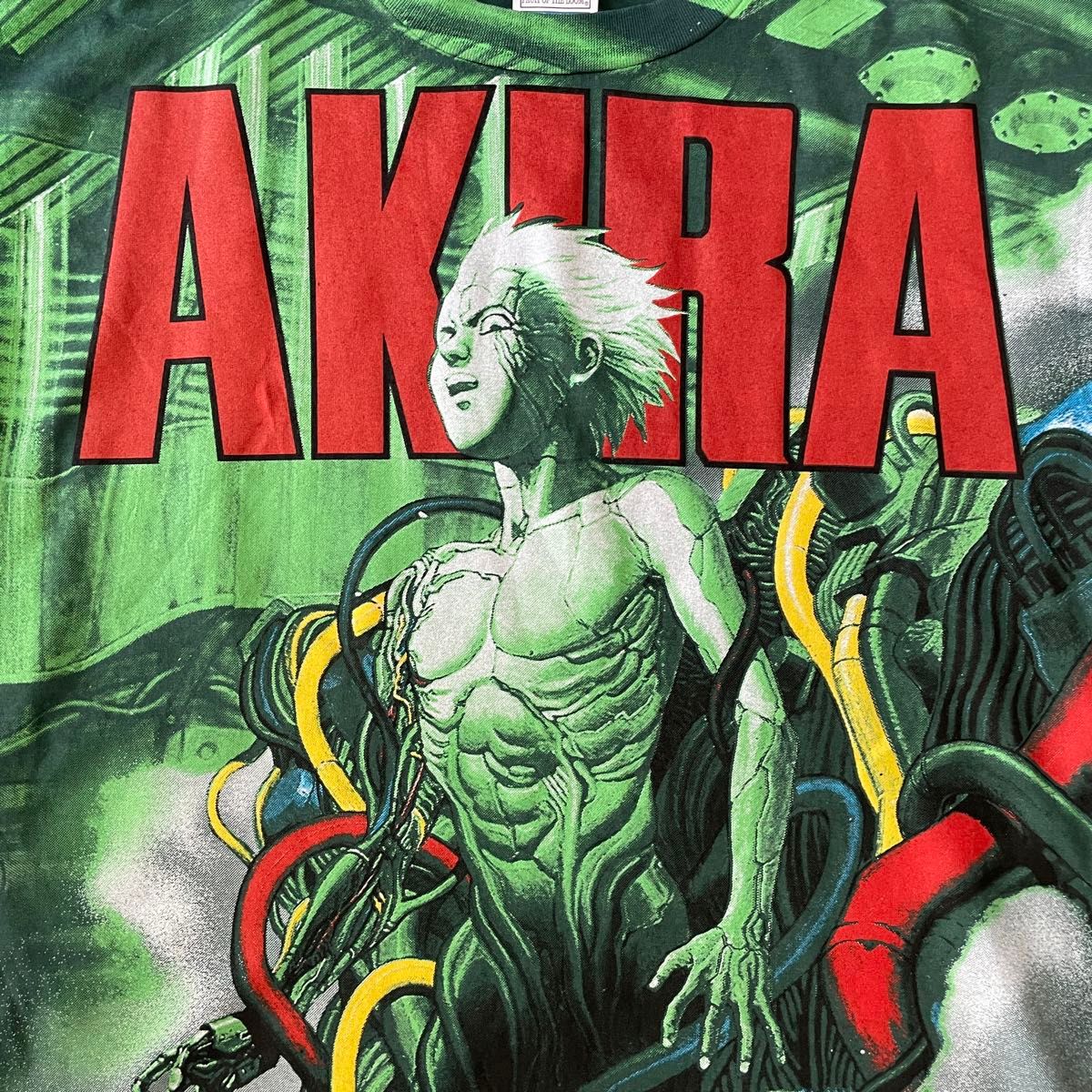 AKIRA 鉄雄 覚醒 フルプリント グリーン XL Tシャツ アキラ AKIRA 鉄雄 覚醒 フルプリント グリーン XL Tシャツ アキラ