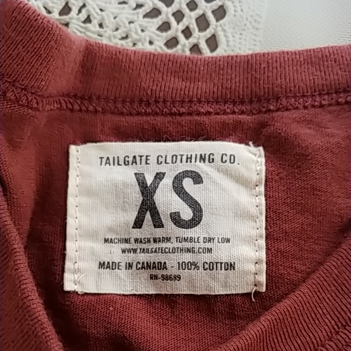 tailgate clothing テイルゲート 半袖 t-shirt size XS_画像4