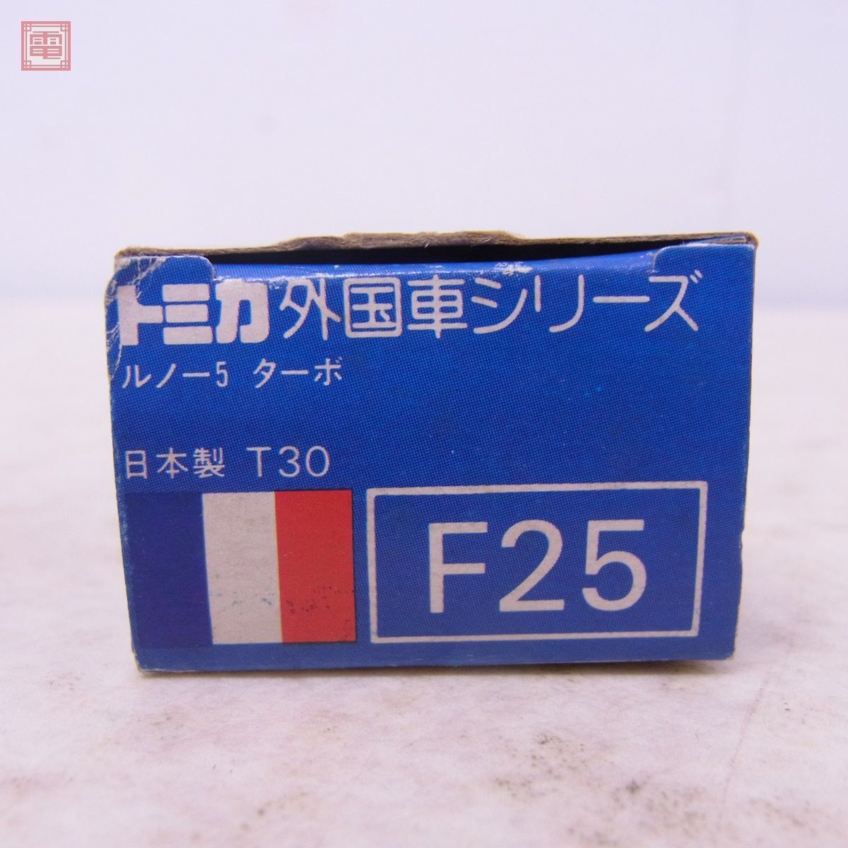  Tomica made in Japan F25 Renault 5 turbo France car blue box foreign car series Tommy TOMY TOMICA RENAULT TURBO[10