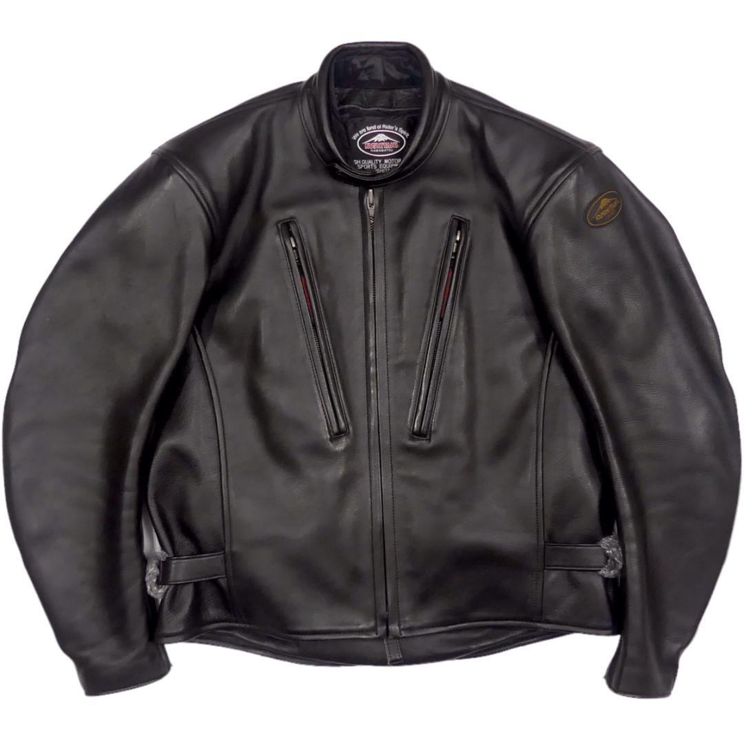 クシタニ シングルライダースジャケット LD(ブラック) 即決 KUSHITANI メンズ L レザーライダースジャケット クシタニ