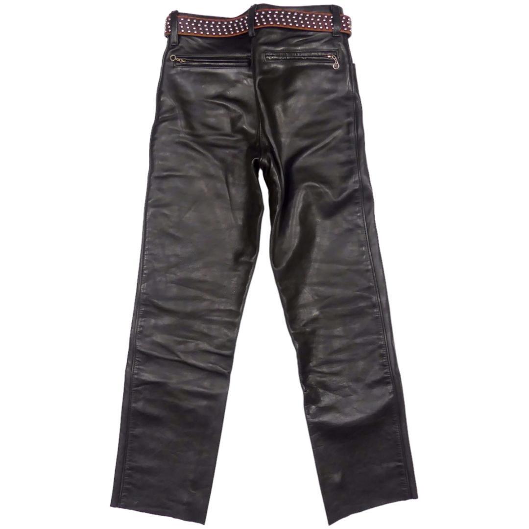 即決 アメリカ製 VANSON W32 レザーパンツ バンソン メンズ 黒 即決 アメリカ製 VANSON W32 レザーパンツ バンソン メンズ 黒