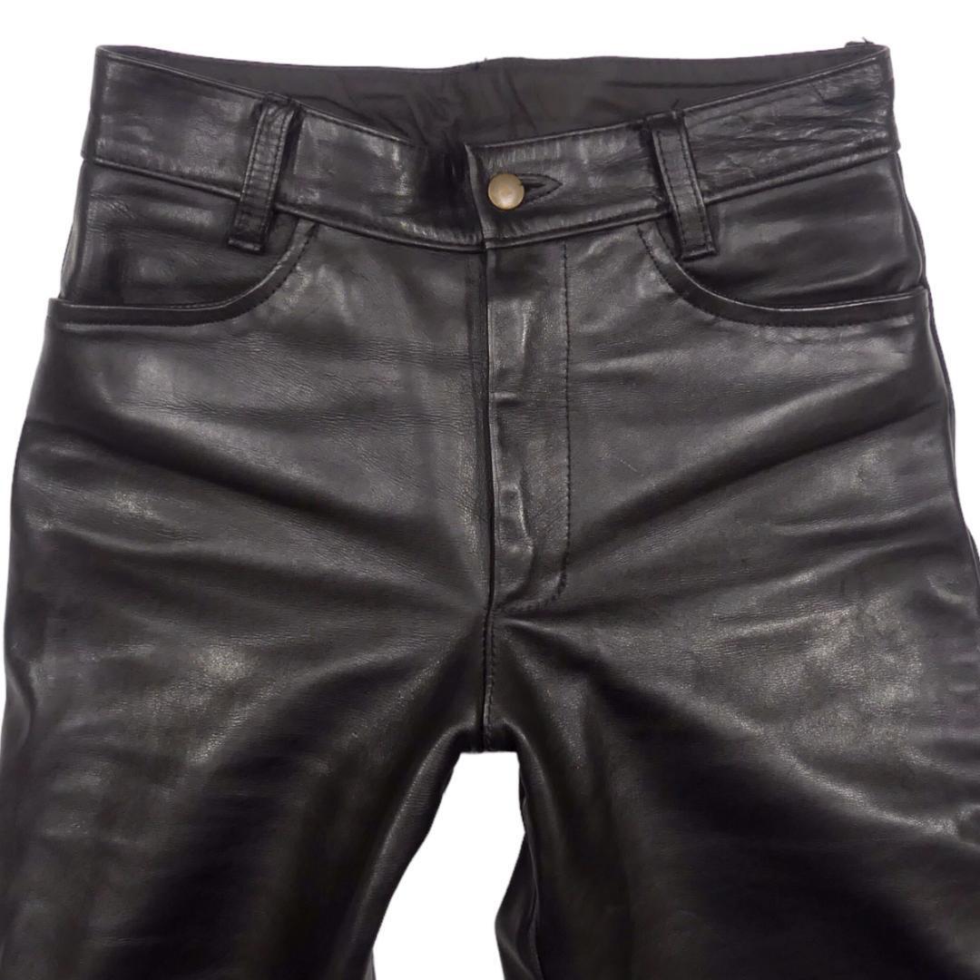 即決 アメリカ製 VANSON W32 レザーパンツ バンソン メンズ 黒 即決 アメリカ製 VANSON W32 レザーパンツ バンソン メンズ 黒