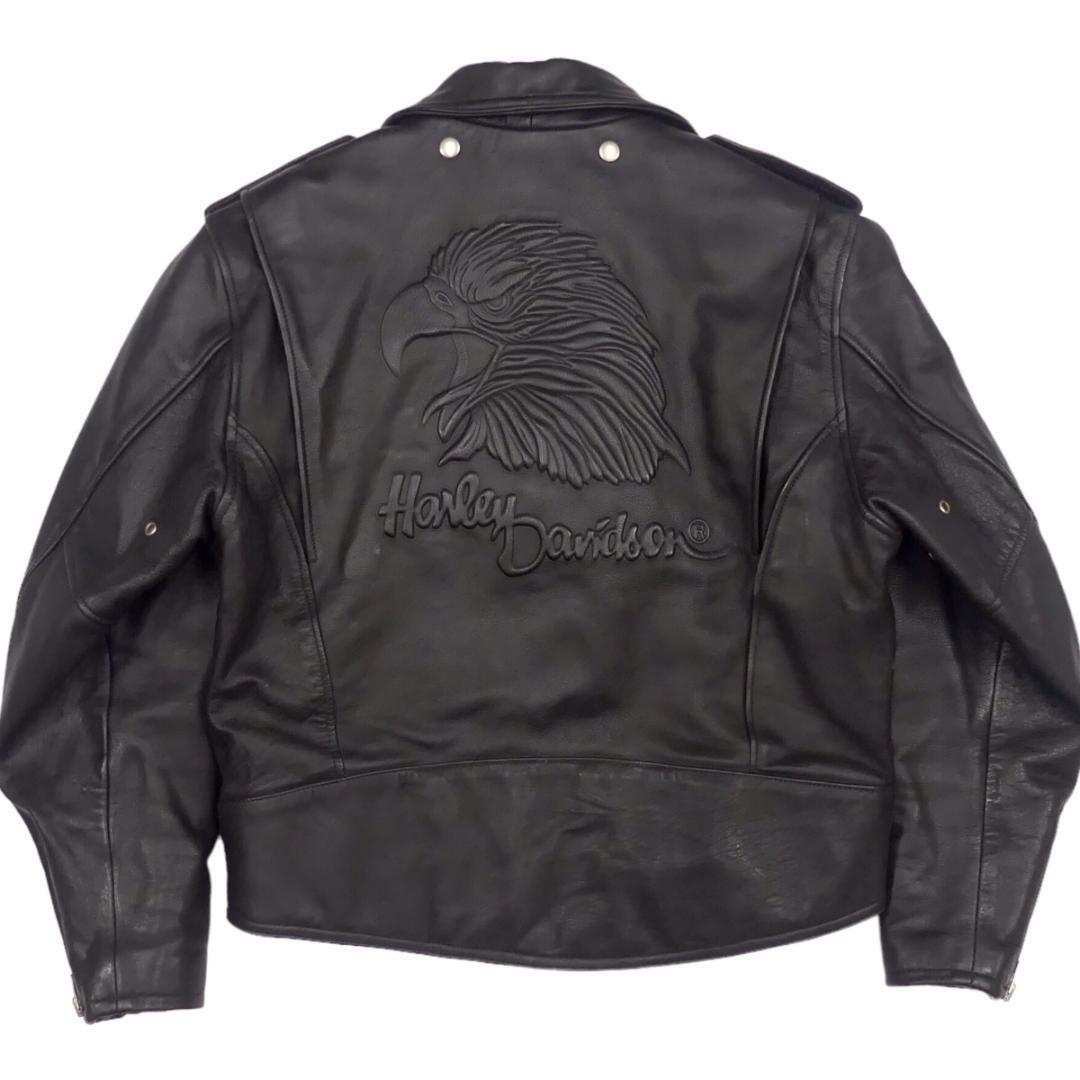 即決 HARLEY DAVIDSON メンズ L レザーライダースジャケット 即決 HARLEY DAVIDSON メンズ L レザーライダースジャケット