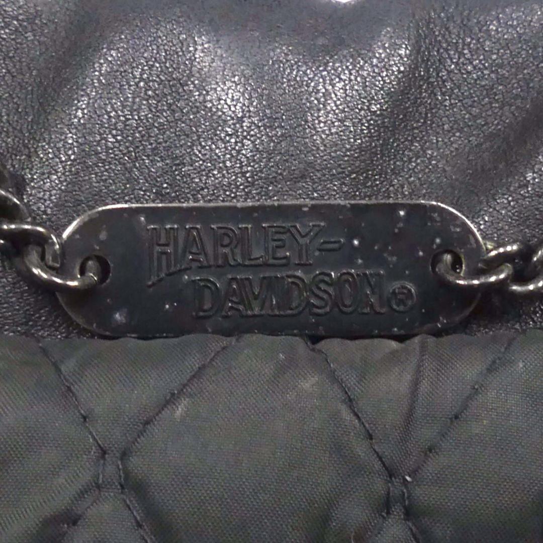 即決 HARLEY DAVIDSON メンズ L レザーライダースジャケット 即決 HARLEY DAVIDSON メンズ L レザーライダースジャケット