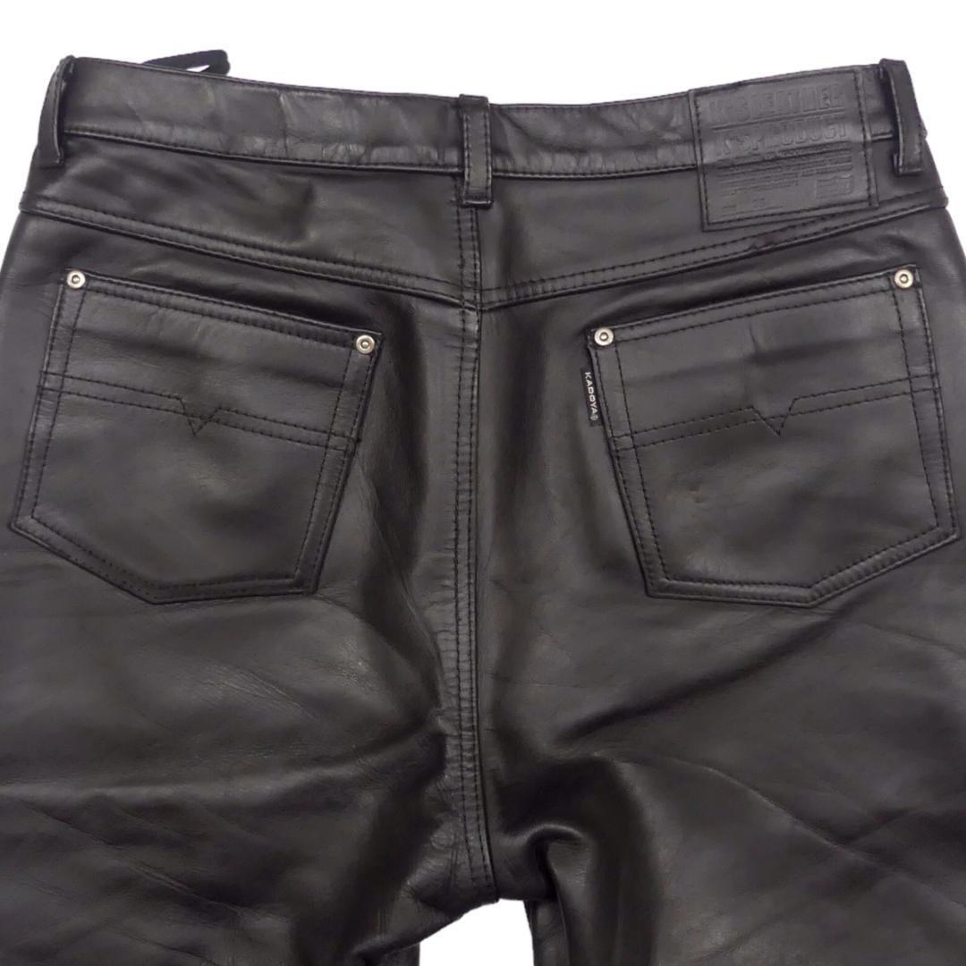 即決 KADOYA W36 レザーパンツ カドヤ メンズ 黒 メッシュ 牛革 即決 KADOYA W36 レザーパンツ カドヤ メンズ 黒 メッシュ 牛革