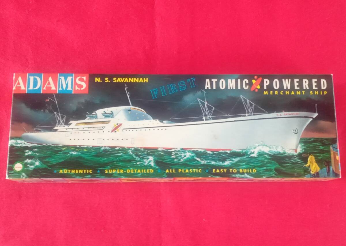 【人気急上昇】 ★絶版・ビンテージ★ 1/424 N.S.SAVANNAH 原子力商船 MODELS アダムス マルサン ACTION サバンナ ADAMS その他