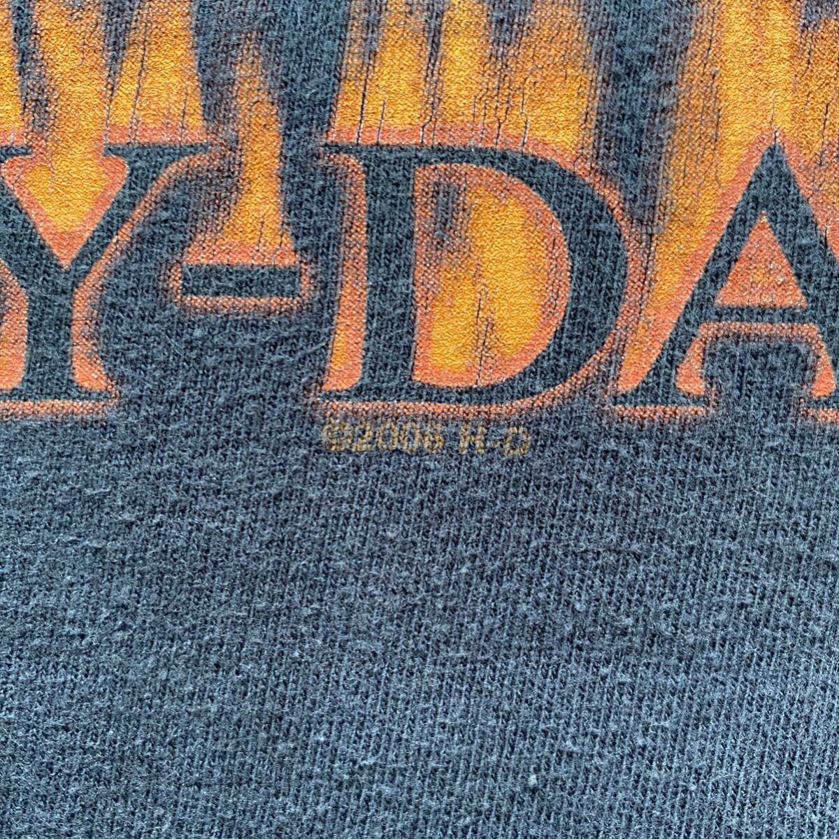 古着 Y2K Harley Davidson Wanted Skull Fire Flame L/S Tee XL 古着 Y2K Harley Davidson Wanted Skull Fire Flame L/S Tee XL