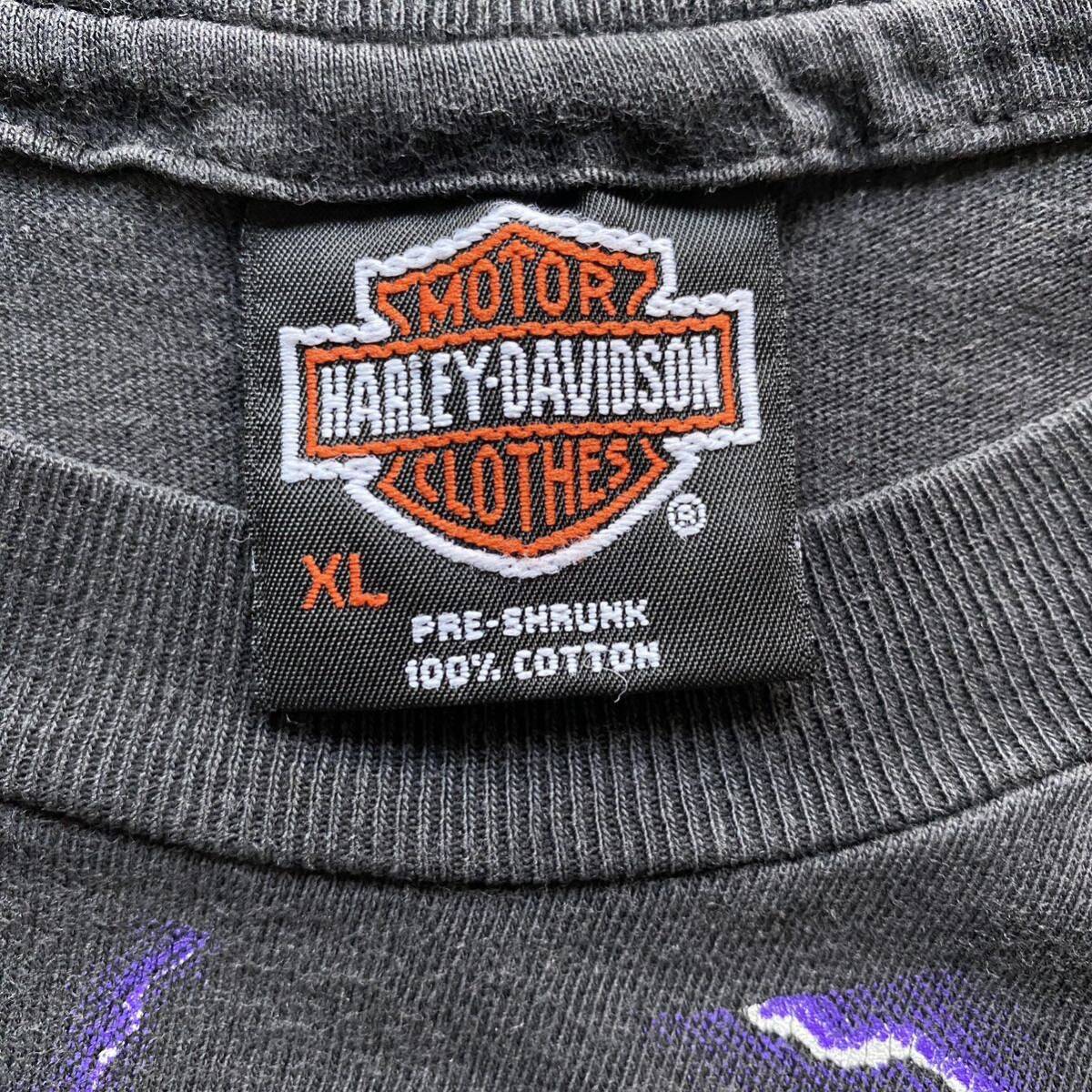古着 90s Harley Davidson Thunder & lightning Tee XL ハーレー 古着 90s Harley Davidson Thunder & lightning Tee XL ハーレー