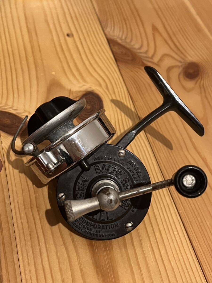 AIREX Bache Brown オールド スピニングリール old フィッシング AIREX Bache Brown オールド スピニングリール old フィッシング
