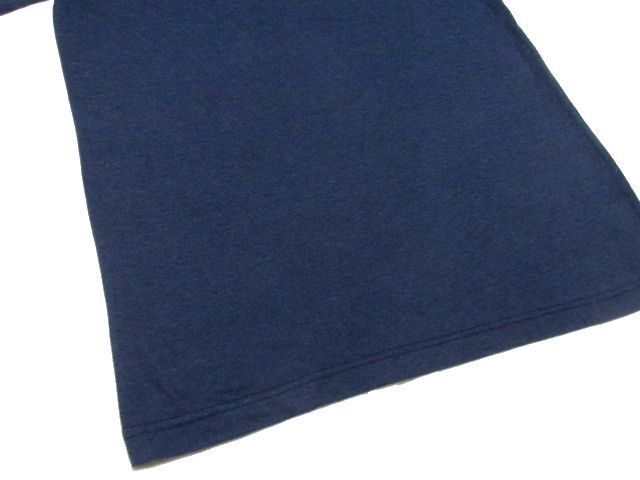 * beautiful goods *Marmot Marmot short sleeves pocket T-shirt size M* navy navy blue pokeT Logo embroidery outdoor camp tops made in Japan Descente 