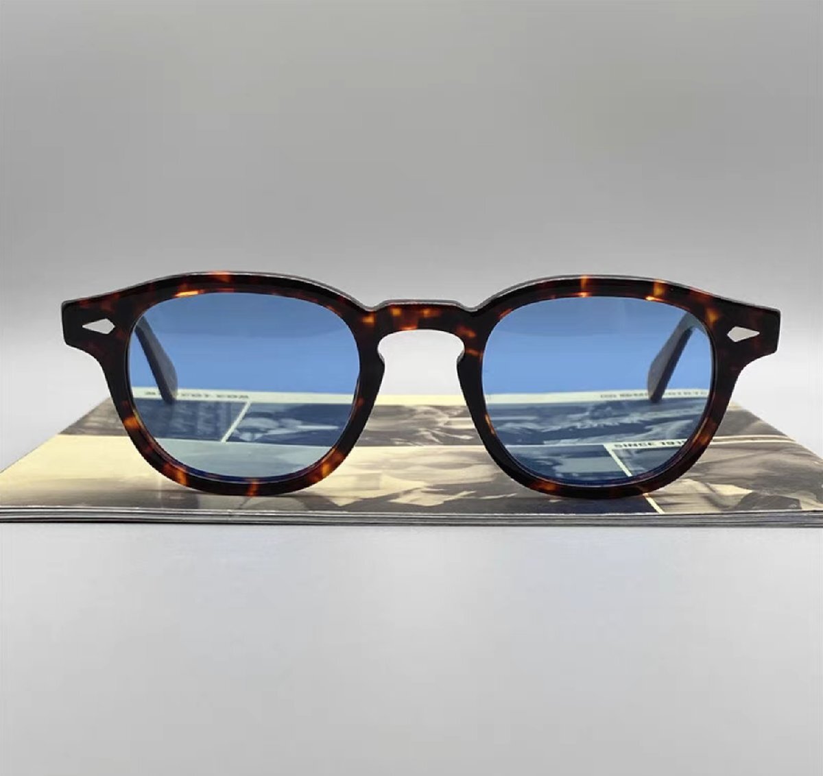 送料無料　MOSCOT モスコット LEMTOSH レムトッシュ サングラス アイウエア 日焼け止め 小顔効果 未使用 男女兼用 TT43