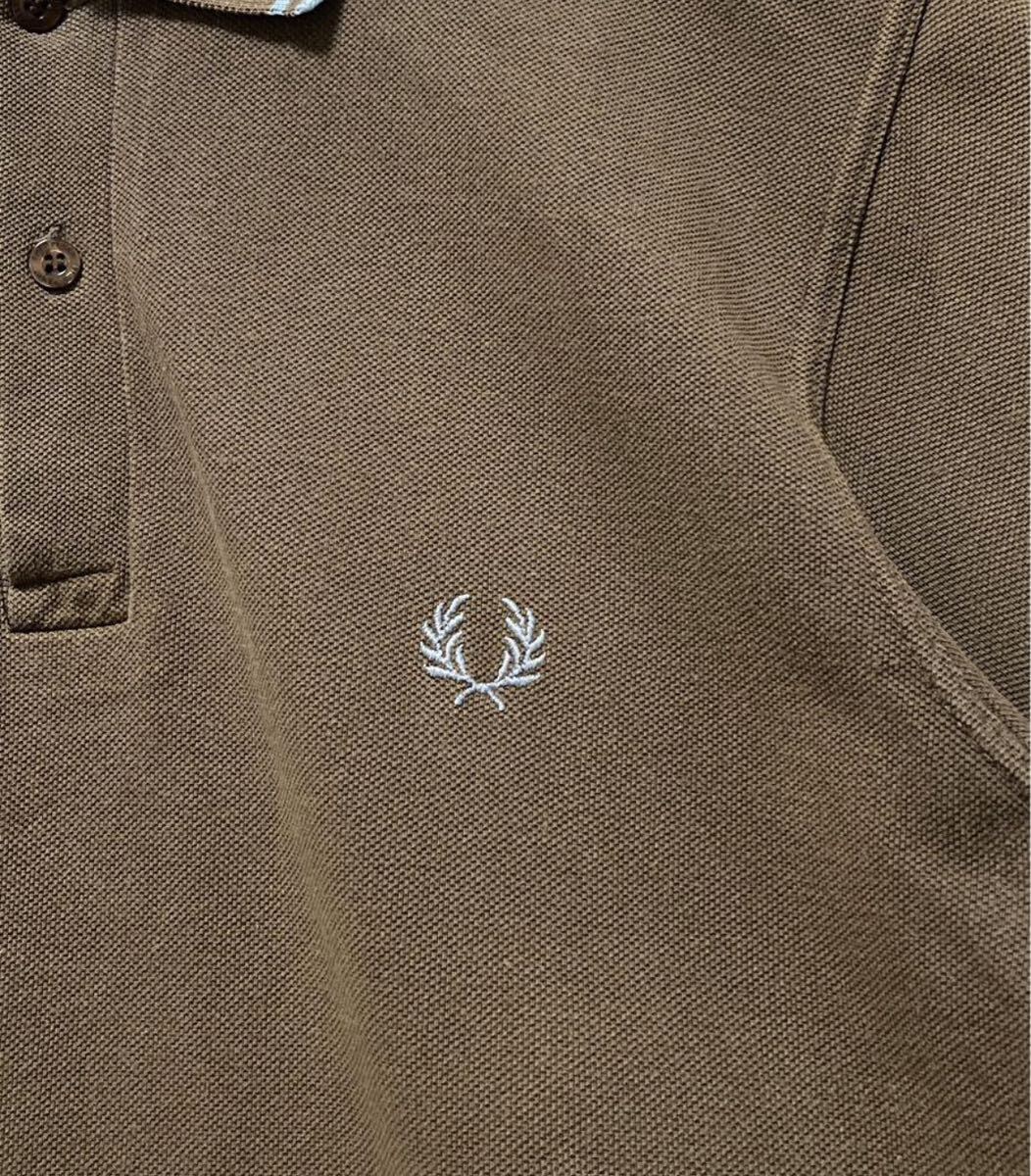 FRED PERRY フレッドペリー ワンポイントロゴ 刺繍 ポロシャツ S FRED PERRY フレッドペリー ワンポイントロゴ 刺繍 ポロシャツ S