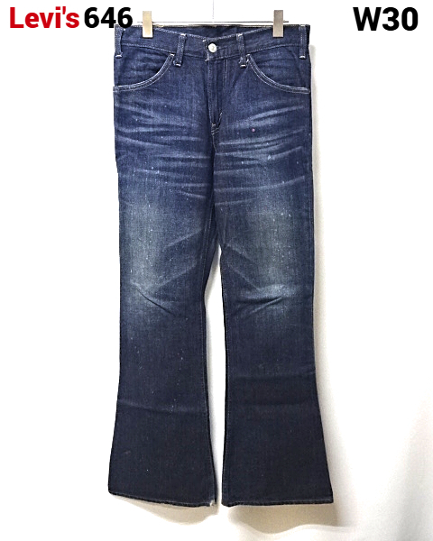 W30【Levi's 646 DENIM PANTS 00646-0011 ペイント ペンキ W30【Levi's 646 DENIM PANTS 00646-0011 ペイント ペンキ