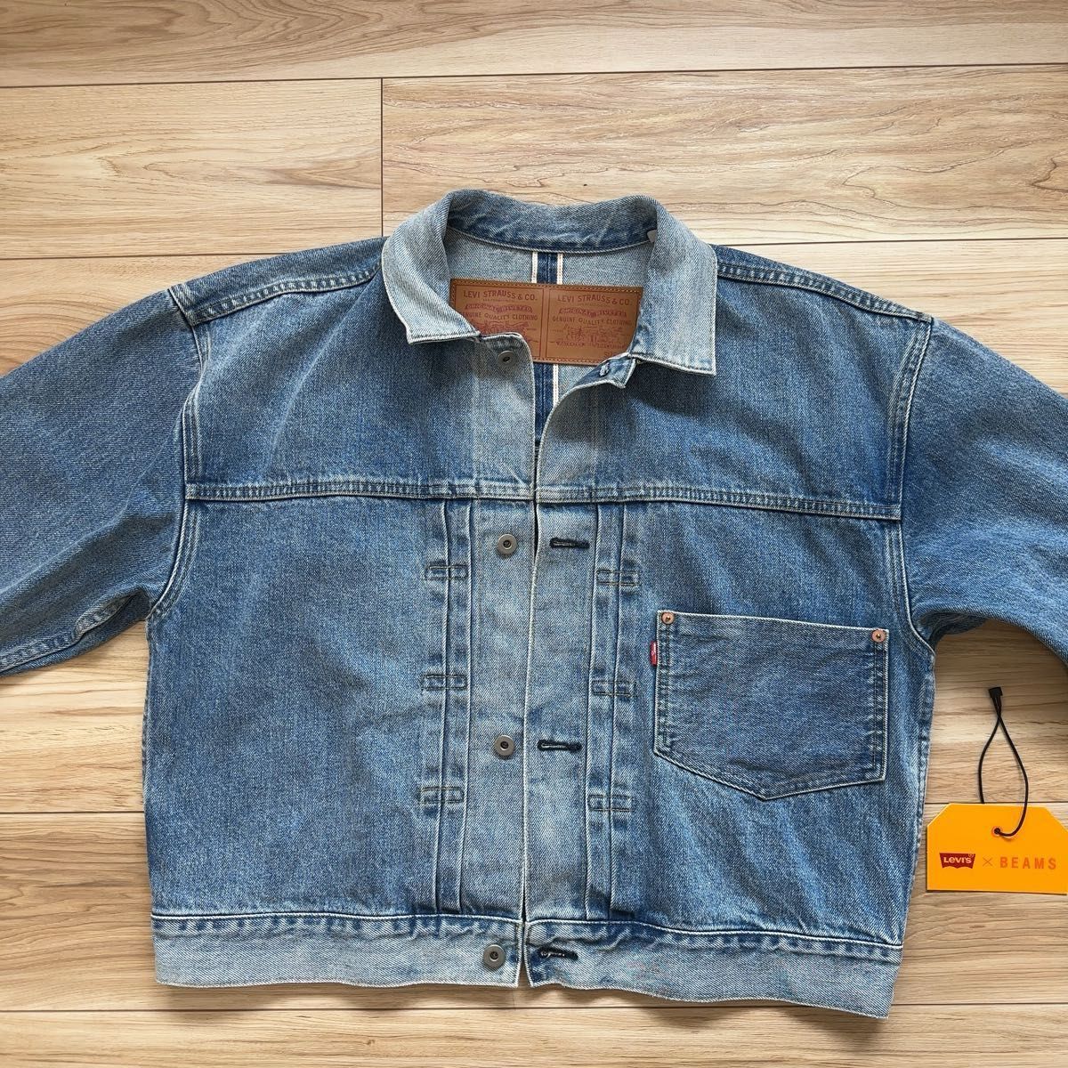 LEVI'S (R) × BEAMS SUPER WIDE V2 TYPE I TRUCKER|Yahoo LEVI'S (R) × BEAMS SUPER WIDE V2 TYPE I TRUCKER|Yahoo