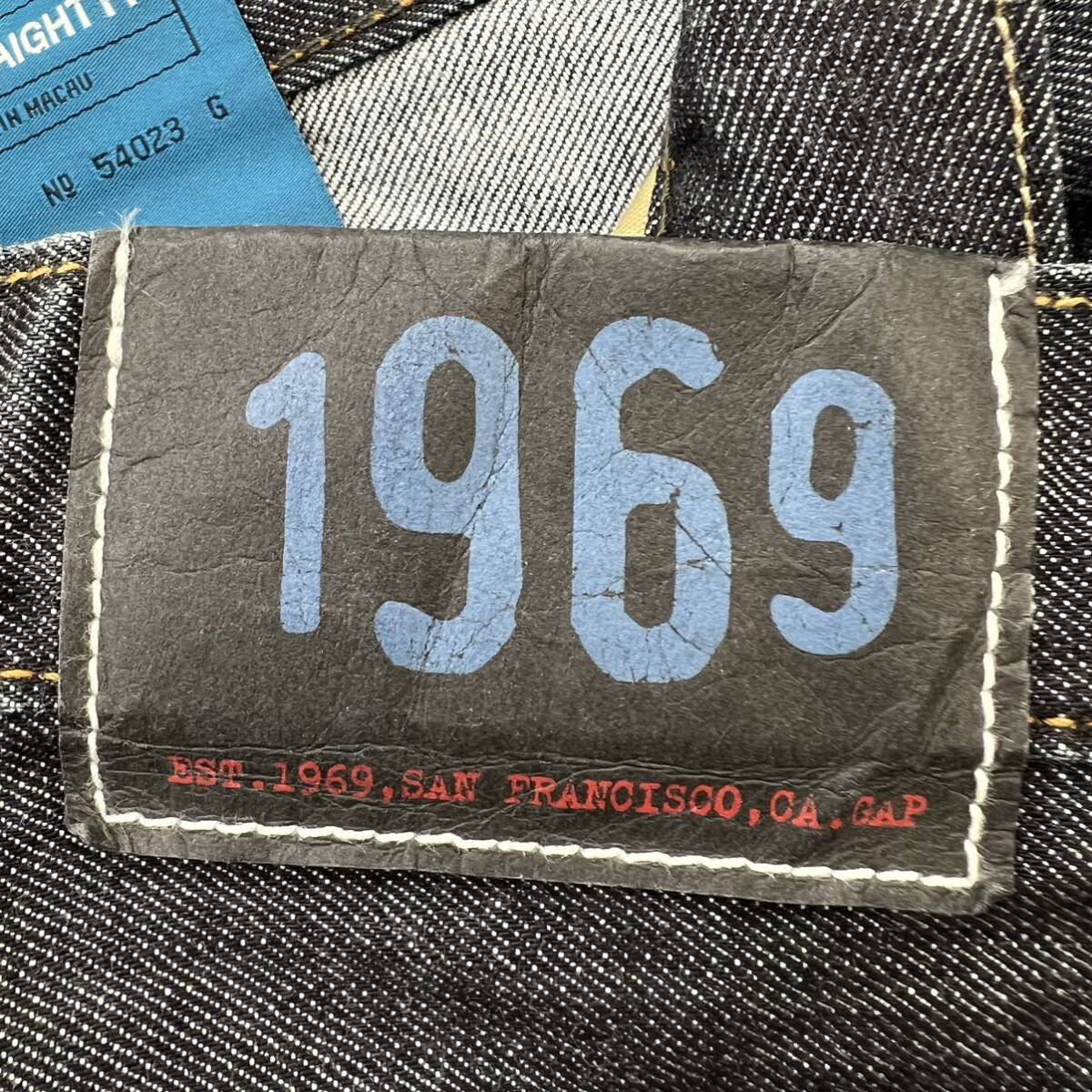 GAP * color ...* dark blue Denim pants slim strut jeans W33 through year all-purpose beautiful . American Casual adult casual old clothes Gap #JS1240