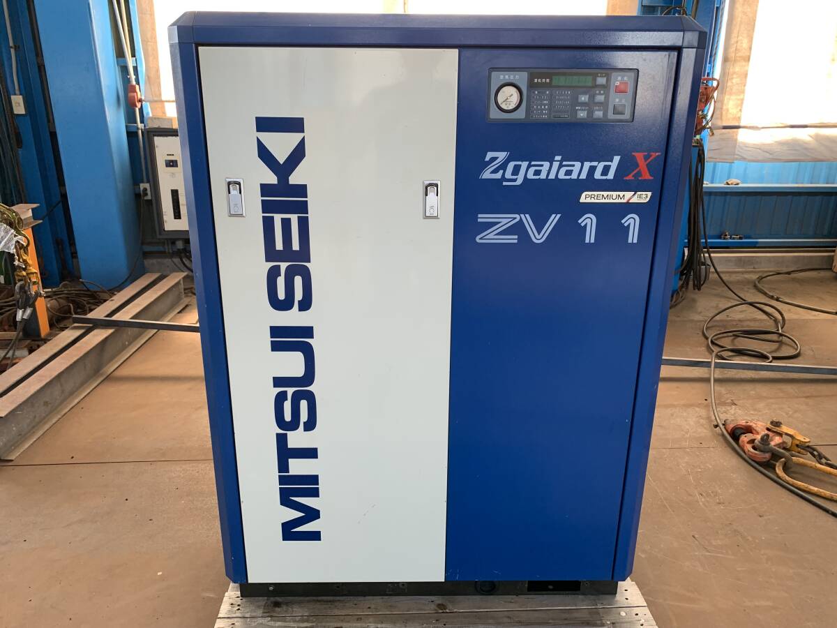 2019年 三井精機 11kw スクリューコンプレッサー ドライヤー内蔵 2019年 三井精機 11kw スクリューコンプレッサー ドライヤー内蔵
