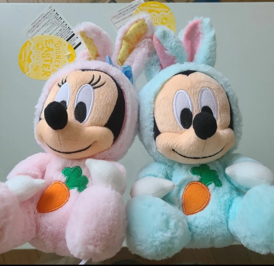ディズニーイースター2015 ミッキー&ミニー うさぎ ぬいぐるみ ディズニーイースター2015 ミッキー&ミニー うさぎ ぬいぐるみ