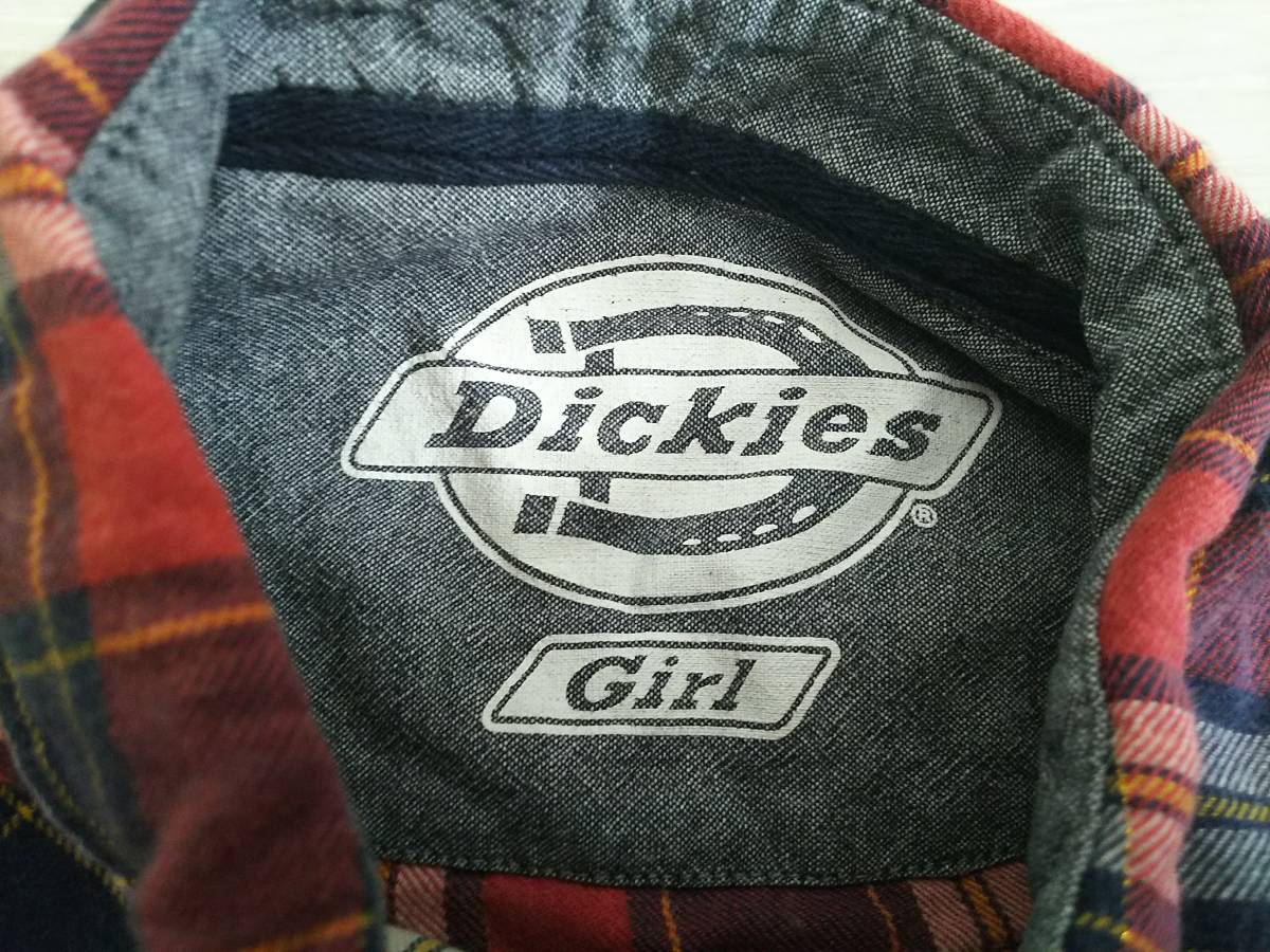 ★Dickies Girl ディッキーズ ガール チェック 長袖シャツ★_画像4