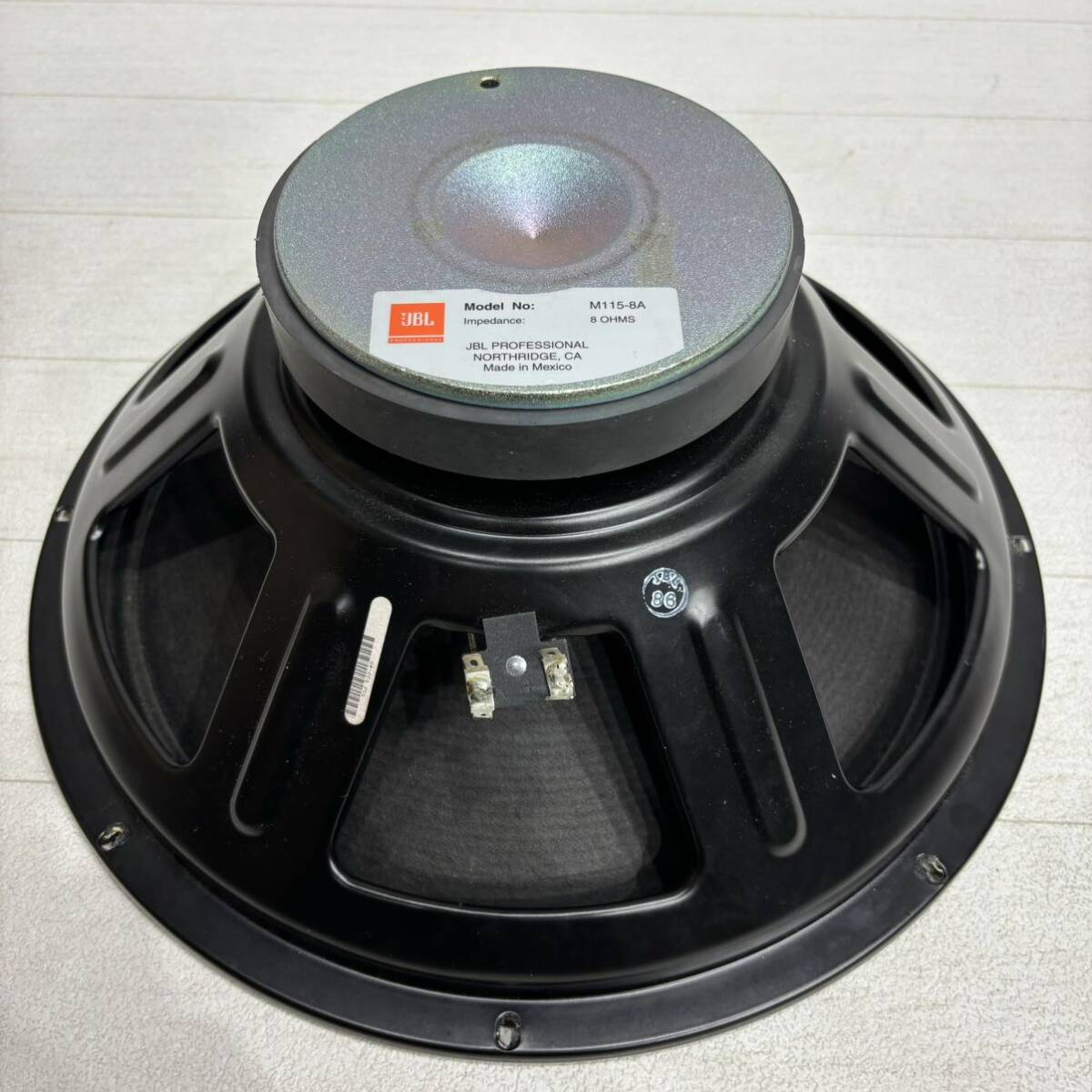 (補修あり) JBL M115-8A JRX ジェービーエル 15インチ 1本 Bibian 比比昂- (補修あり) JBL M115-8A JRX ジェービーエル