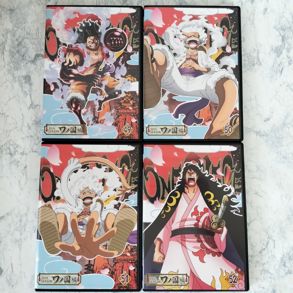 DVD ワンピース 20THシーズン ワノ国編 49~52巻 計4巻 トール DVD ワンピース 20THシーズン ワノ国編 49~52巻 計4巻 トール
