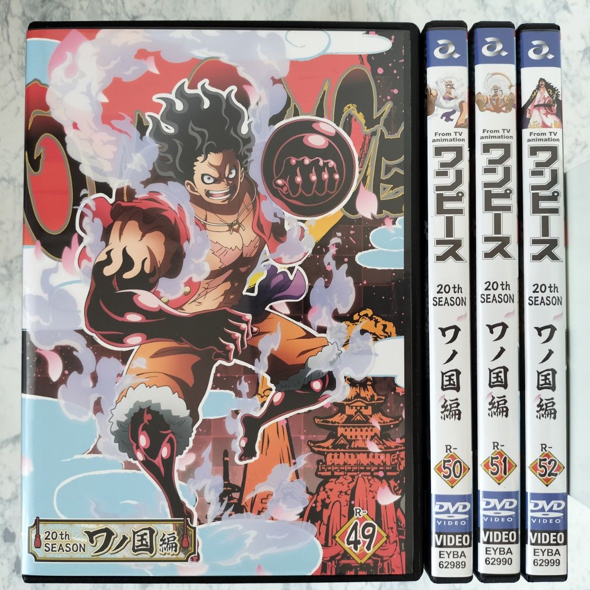 DVD ワンピース 20THシーズン ワノ国編 49~52巻 計4巻 トール DVD ワンピース 20THシーズン ワノ国編 49~52巻 計4巻 トール