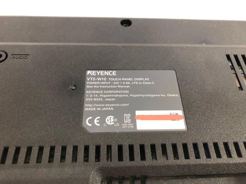 中古美品(動作確認済み)キーエンスVT5-W10正規品動作保証 国内 中古美品(動作確認済み)キーエンスVT5-W10正規品動作保証 国内