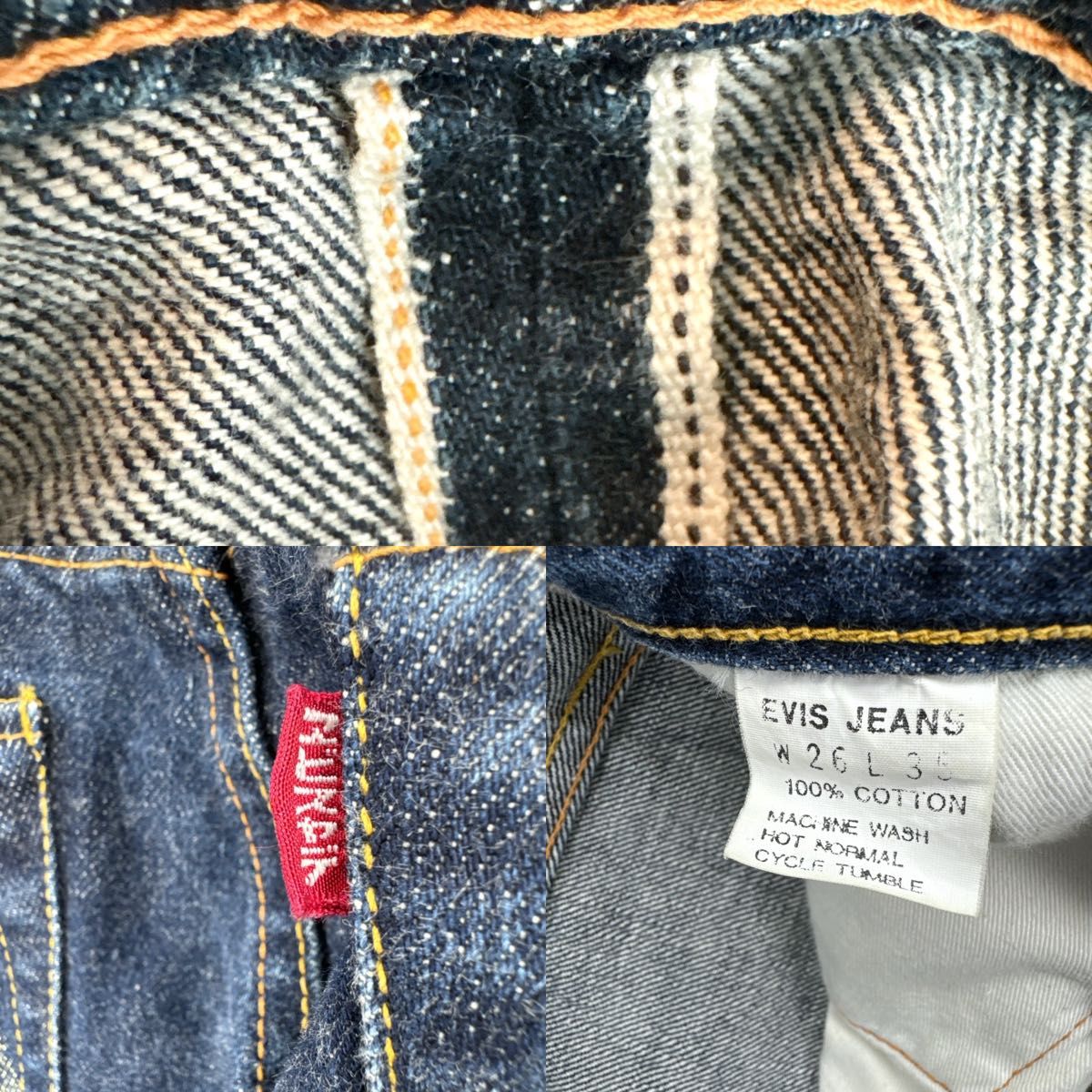 美品】EVISU エヴィスジーンズ No 2 2004 26×36 カモメ ジーパン 美品】EVISU エヴィスジーンズ No 2 2004 26×36 カモメ ジーパン