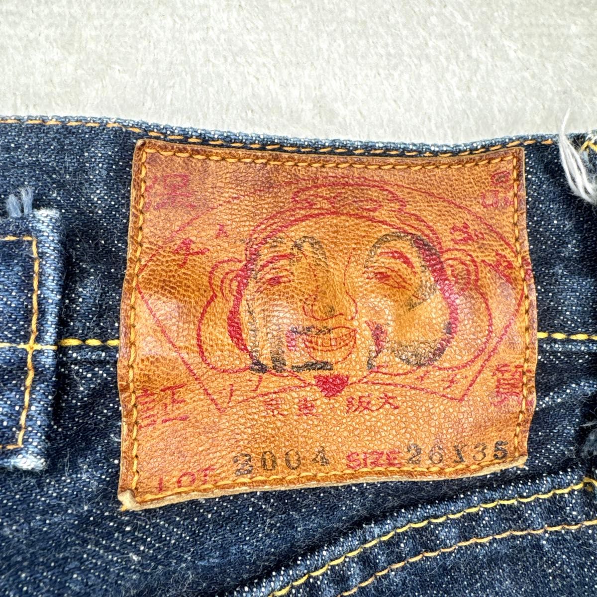 美品】EVISU エヴィスジーンズ No 2 2004 26×36 カモメ ジーパン 美品】EVISU エヴィスジーンズ No 2 2004 26×36 カモメ ジーパン