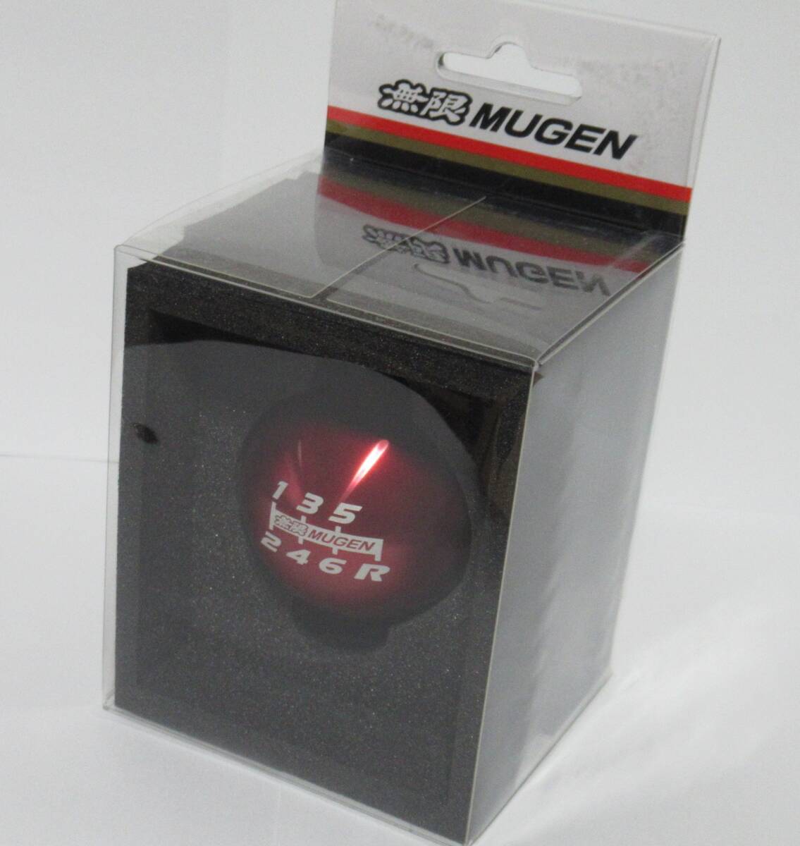 あるふぁ。出品 残1 無限 MUGEN シフトノブ 6MT レッド 54102-XLT-K4S0-RD