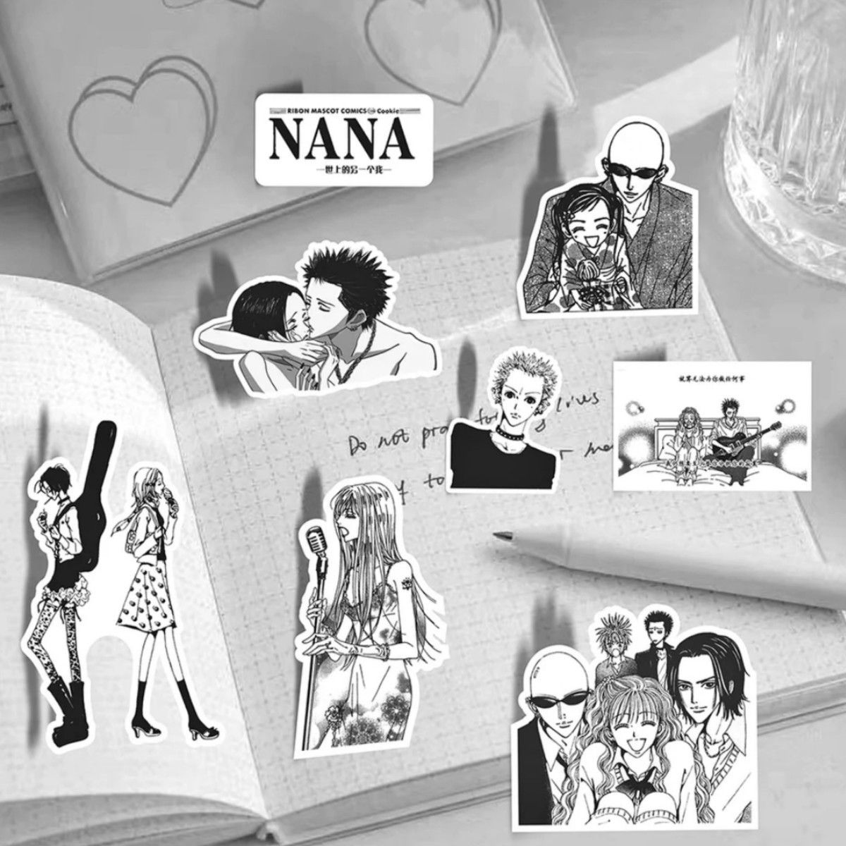 NANA―ナナ― 矢沢あい シール/ステッカー モノクロ 66枚 aa NANA―ナナ― 矢沢あい シール/ステッカー モノクロ 66枚 aa