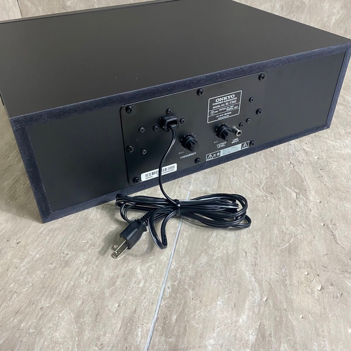 ONKYO SL-T300 サブウーファーシステム アンプ内蔵 ブラック ONKYO SL-T300 サブウーファーシステム アンプ内蔵 ブラック