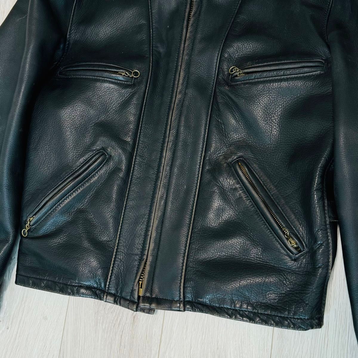廃盤・希少】SCHOTT ショット 680 シングルライダース レザー 廃盤・希少】SCHOTT ショット 680 シングルライダース レザー