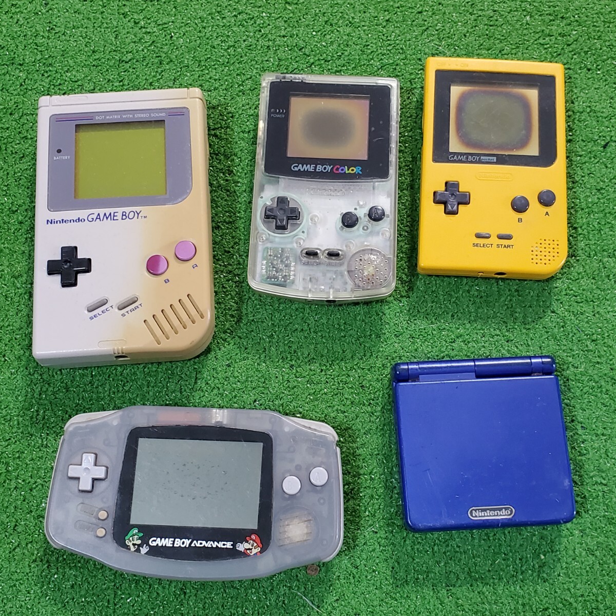 初代ゲームボーイGAME BOY COLOR pocket ゲームボーイアドバンス 初代ゲームボーイGAME BOY COLOR pocket ゲームボーイアドバンス